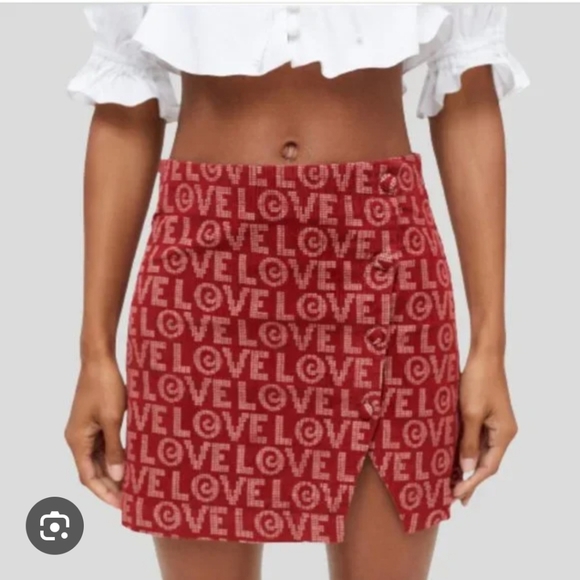 NWT Urban Outfitters Gianna Love Corduroy Mini Skirt Sz L - Picture 3 of 7